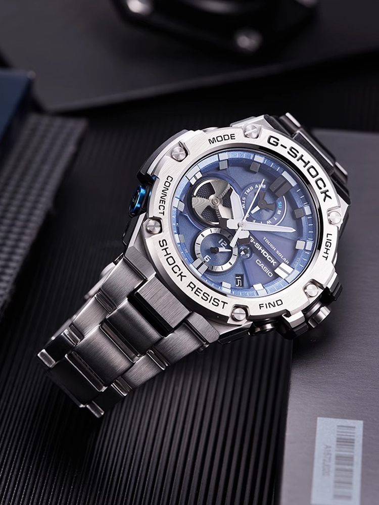 gshock钢铁海洋之心海神学生太阳能表