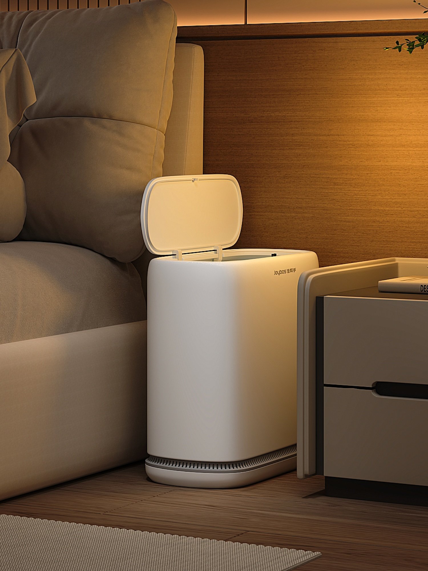 高颜值适配家居风格，居家好物垃圾桶