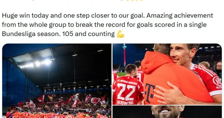 替补未登场！凯恩社媒庆祝大胜：这支球队仍在继续创造历史