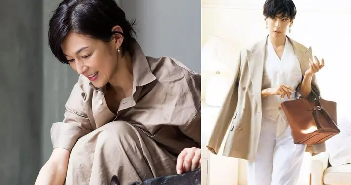 这位60+岁、160cm的阿姨真会穿：留短发、不穿老年装，美得太高级