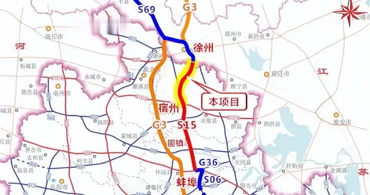 总投95亿，济合高速皖苏省界至宿州段：今年11月招标，年底就开工