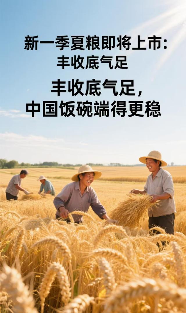 新一季夏粮即将上市：丰收底气足，中国饭碗端得更稳