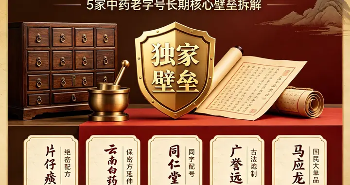 中药领域，手握保密级药方！5家中药老字号企业长期核心壁垒拆解