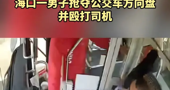 海口公交司机被打后续！恶劣行径曝光，已被抓获，行为举止反常