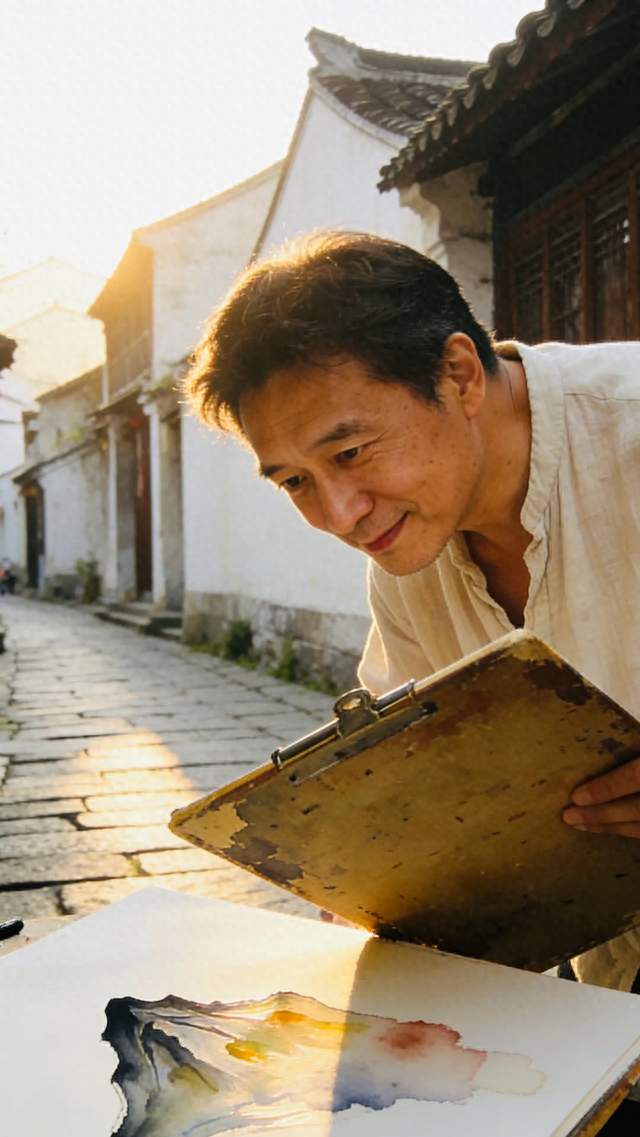 客行天地间，心随云水闲