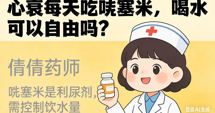 心衰天天吃呋塞米，水就能随便喝？大错特错！喝错分分钟送医院