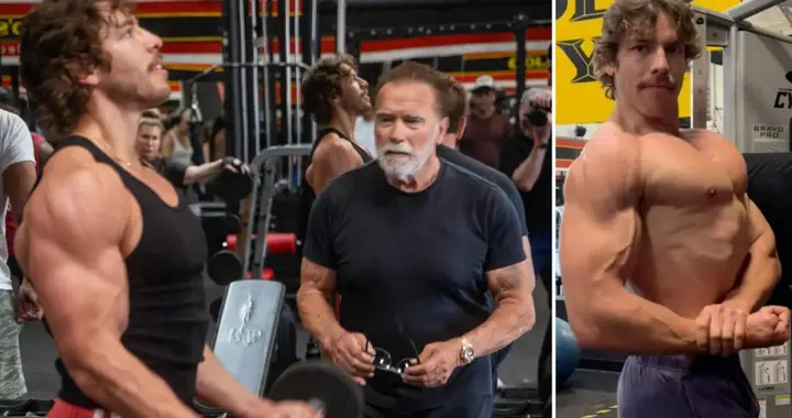 巨星施瓦辛格28岁私生子参加健美赛！亲妈是保姆，网友：长一样！