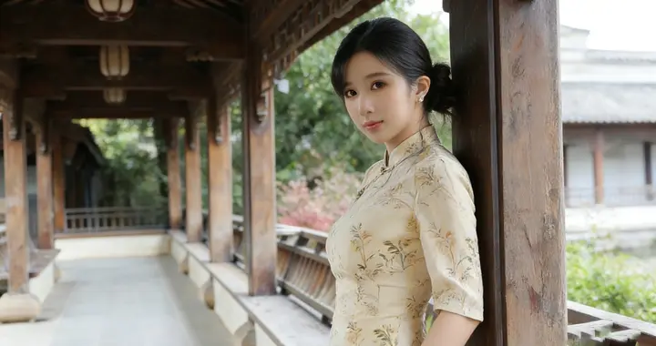 杭州20万粉女生约拍旗袍写真，20元接单赚奶茶钱香吗