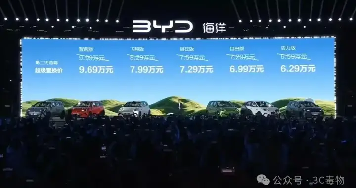 6.59万元！比亚迪新车官宣，10月21日开售