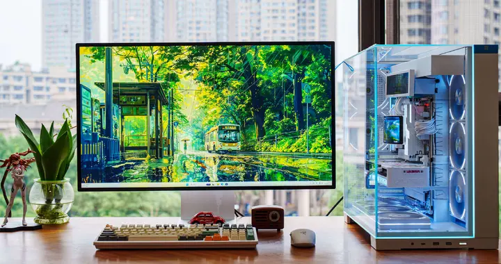 双屏纯白海景房！利民 A70 VISION 装机展示