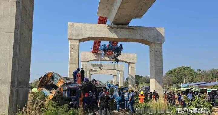 泰国在建高铁项目突发重大事故死亡人数上升