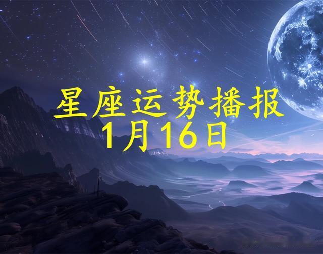 【日运】十二星座2025年1月16日运势播报