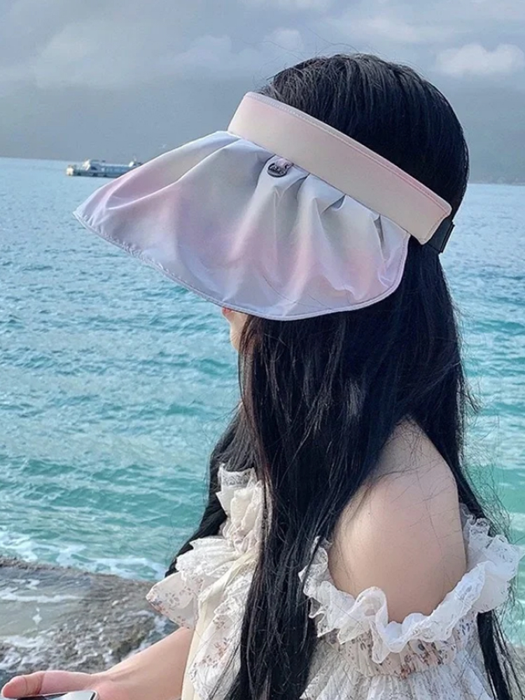 贝壳遮阳，黑胶防护