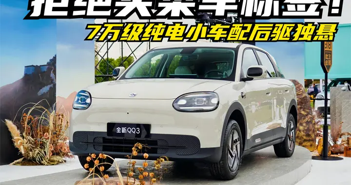 拒绝买菜车标签！7万级纯电小车配后驱独悬，底盘表现究竟如何？