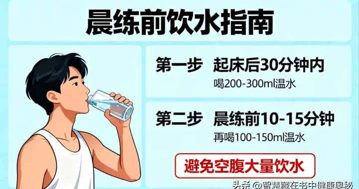 晨炼前应该先喝水