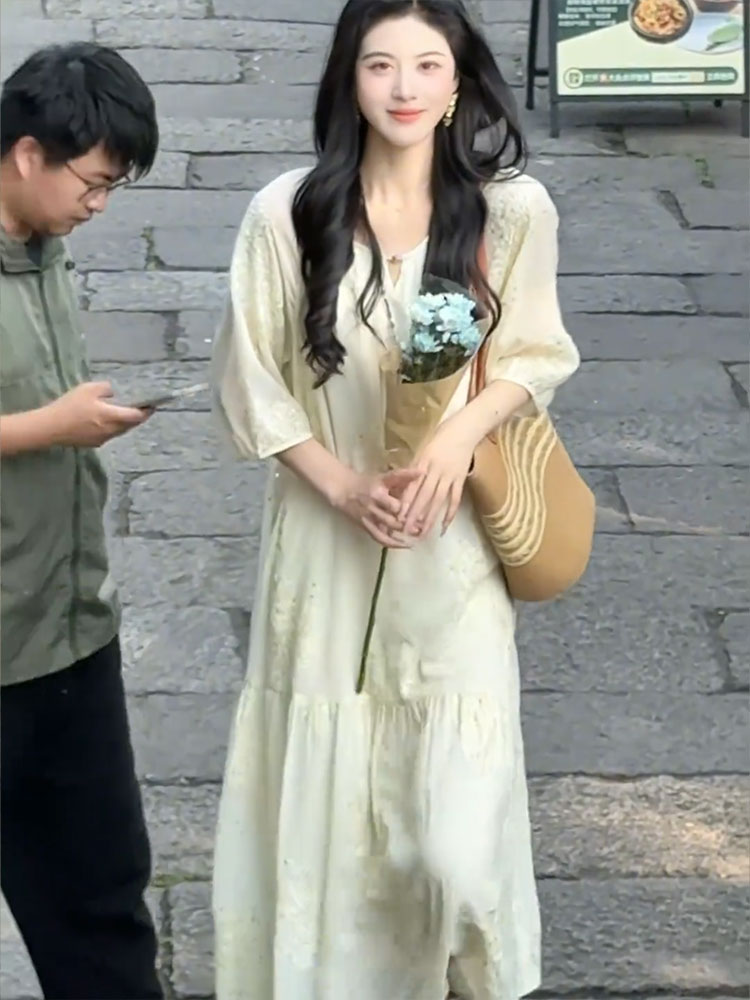春夏新款连衣裙|小个子显高穿搭