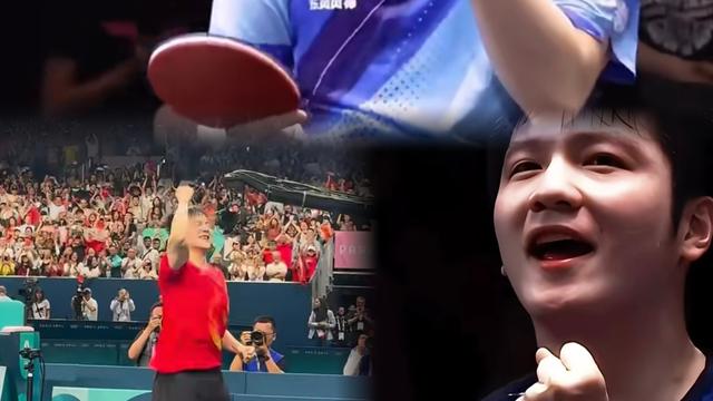 向阳而生：说到樊振东的庆祝动作， 真的个