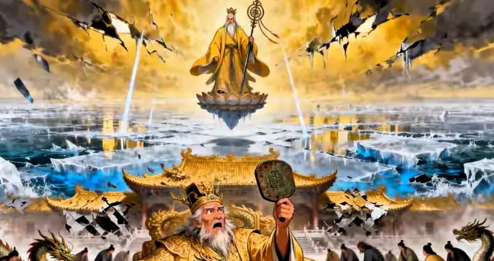 元始天尊持幡问罪龙宫，老龙王一枚令牌解灭族危机