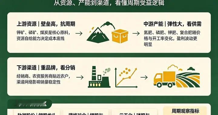 化肥产业链，深度布局的9家公司，吃透周期红利（附受益逻辑）
