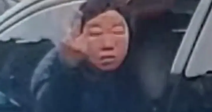 女子违停竖中指挑衅被撞：正脸被扒已社死，内情流出，司机疑发声
