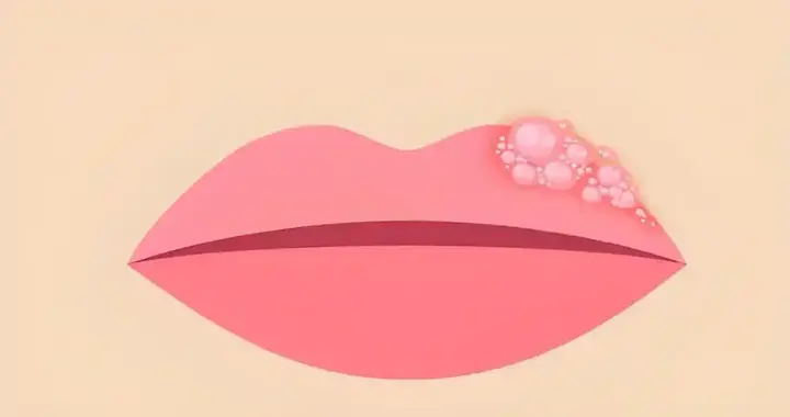 嘴角起泡不是上火，90%单纯疱疹作祟！及时治疗，防止传染给家人