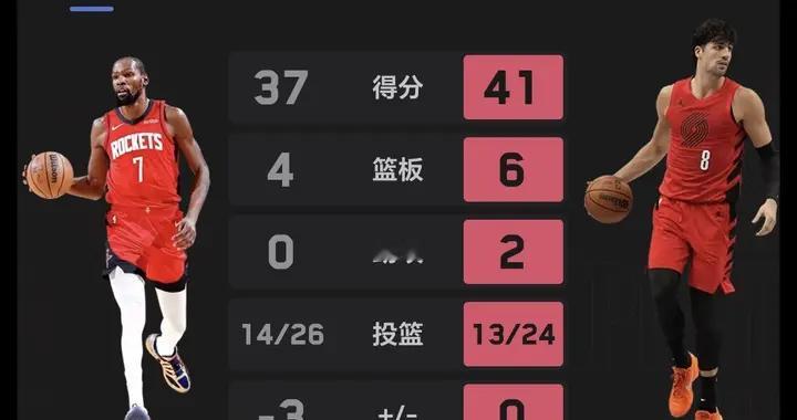 火箭1分惜败开拓者，篮板57-38，投篮99-83，火箭陷入最坏循环了