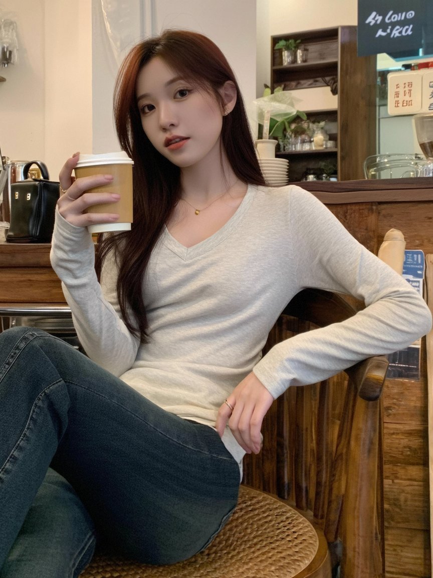 早秋百搭长袖T恤