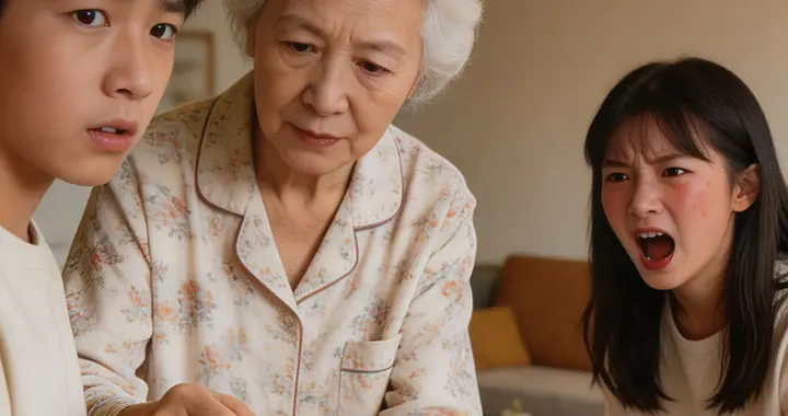 奶奶把金镯子只给孙子不给孙女，孙女当场摔了：我不要了你们留着
