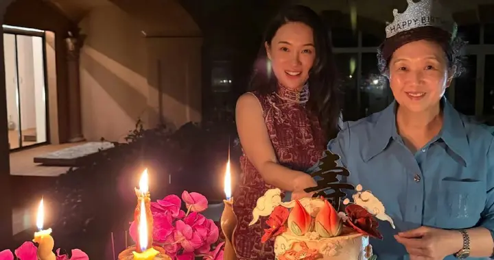 杜江发文为母亲庆生，霍思燕和婆婆很亲密，婆媳身后豪宅抢镜