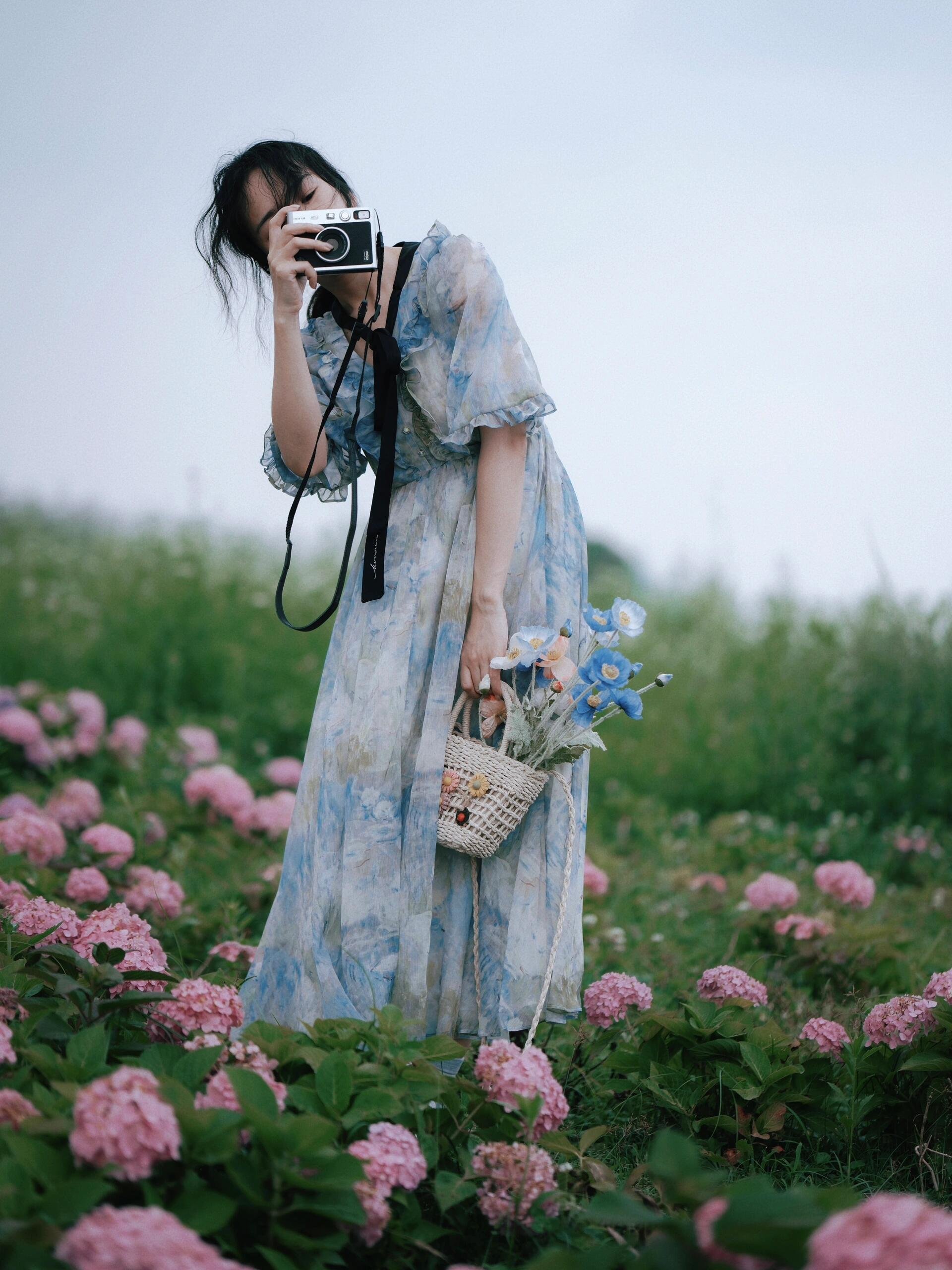 夏日穿搭|油画仙女裙