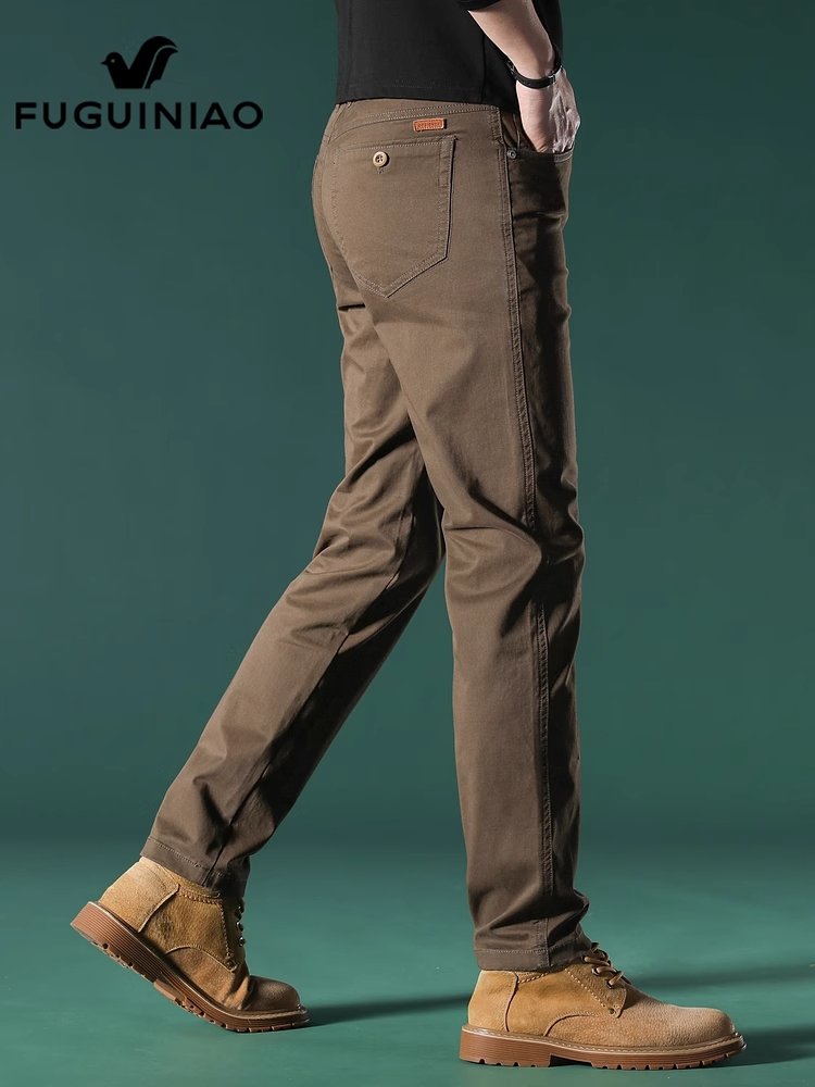 富贵鸟男士小脚裤