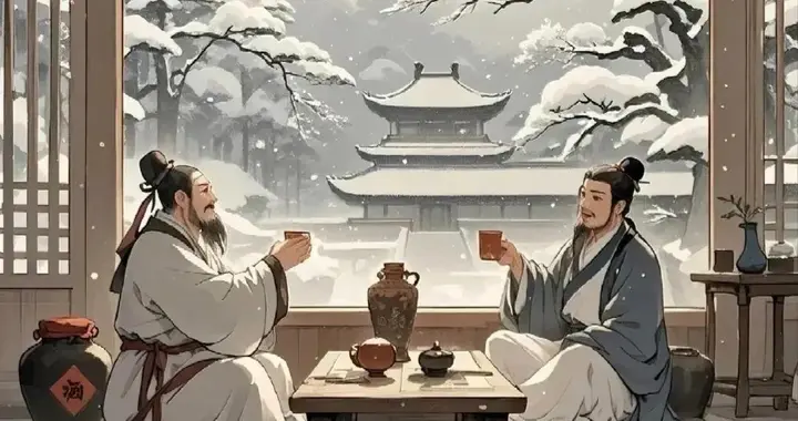 16句腊月绝美诗句：腊月更兼逢腊日，满江飞雪兆丰年