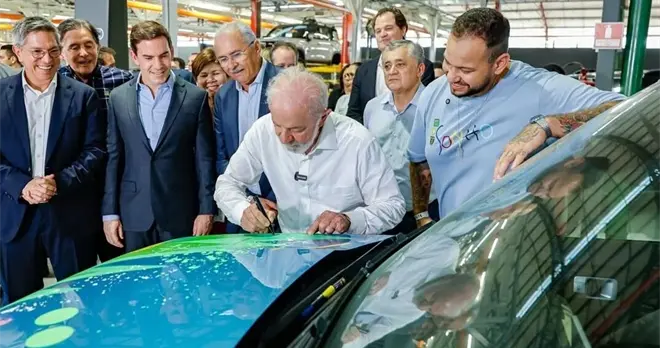 国产纯电方盒子出海再进一步！悦也Plus在巴西市场正式投产