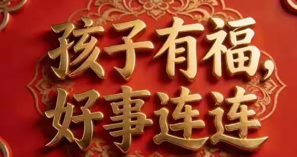 恭喜！从今天起孩子事事顺遂，好事不断，一路步步高升