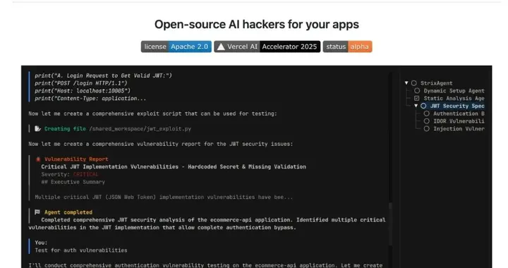 「开源AI实验室｜第1期」Strix：开发者都该拥有的AI黑客团队