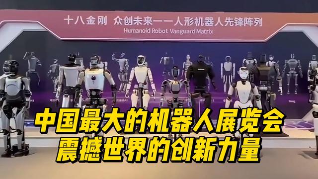 中国最大的机器人展览会，震撼世界的创新力量！