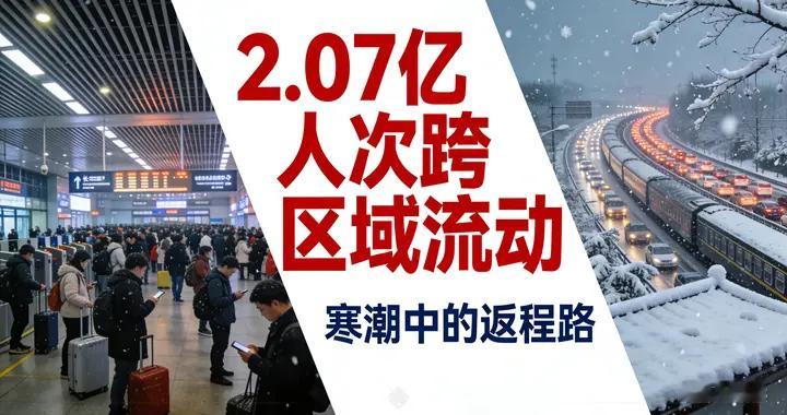 元旦跨区域流动超2亿人次！铁路客流创新高，你在返程路上吗？