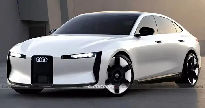 海外全新奥迪A4有多颠？彻底变纯电小嘴前脸，国产版又要改名？