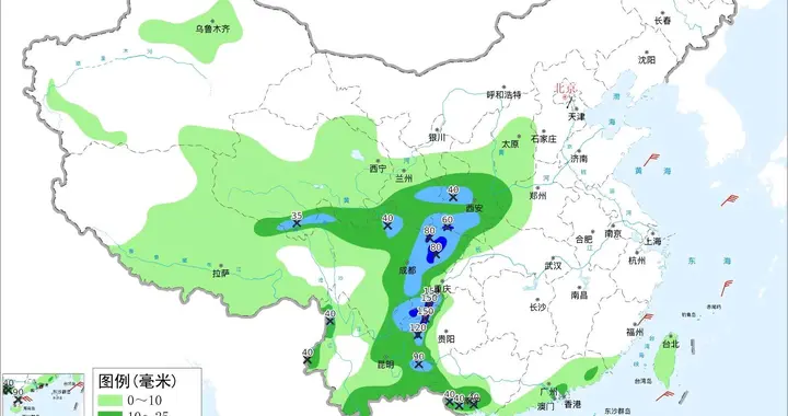暴雨大暴雨！大降温！新一轮强降雨已确认，西南、西北成暴雨中心