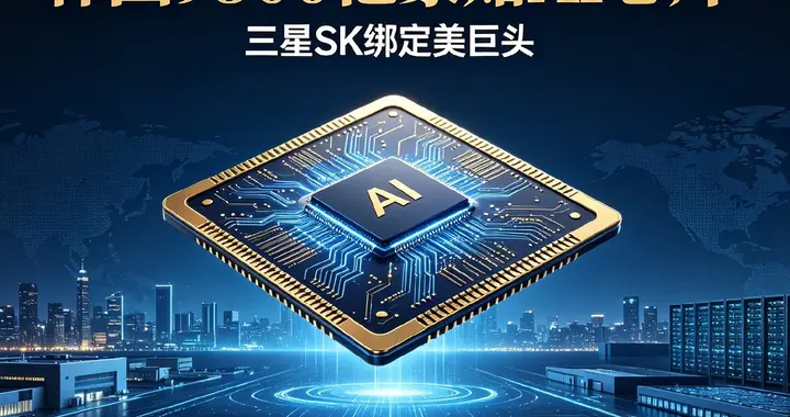 韩国9500亿豪赌AI芯片！三星SK绑定美巨头，全球半导体格局巨变