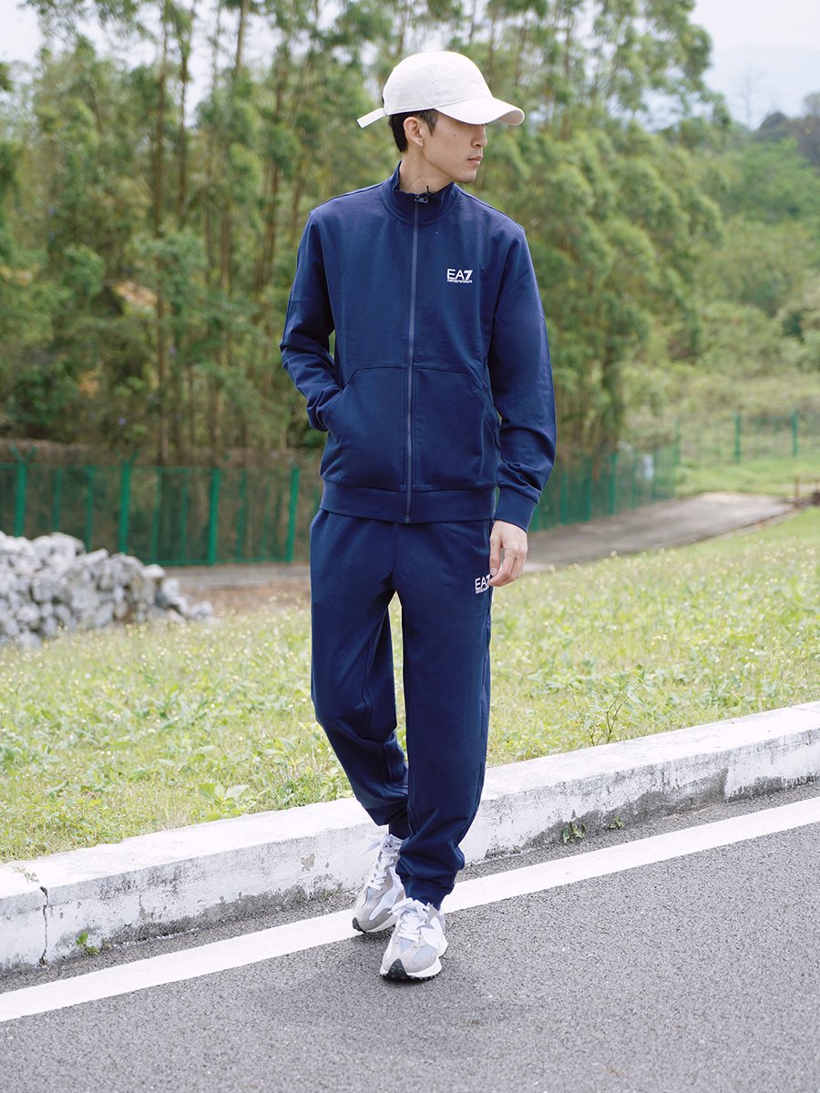 阿玛尼/EA7男女全棉健身运动套装