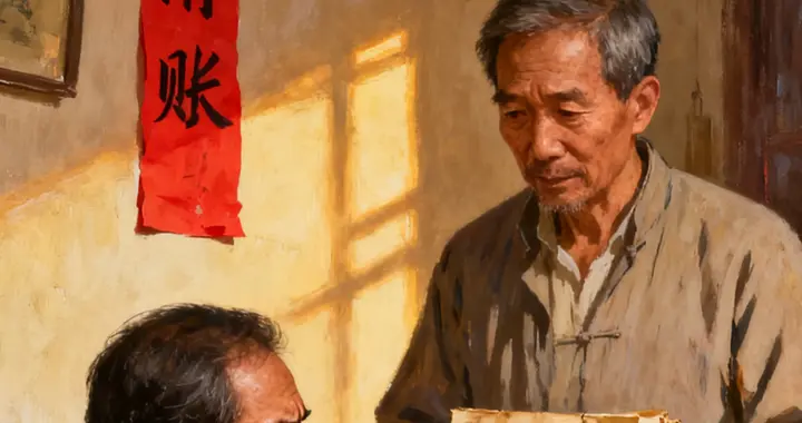 年前家族“清账”，大伯拿出陈年旧债本要求我父偿还3000元