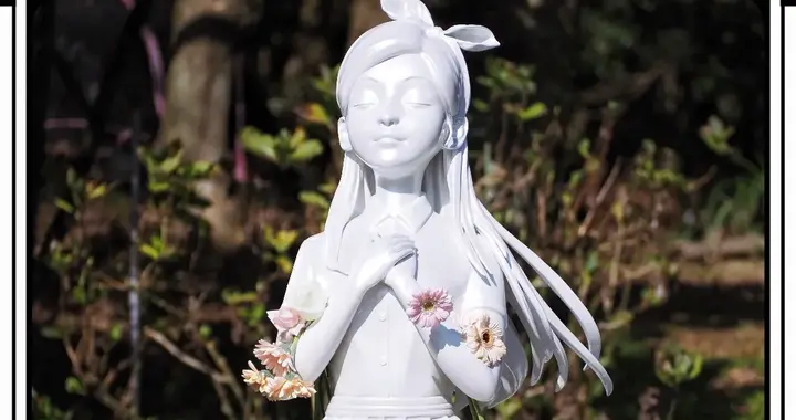 粉丝去看了大S雕像，很美，大S去世前一个月与具俊晔带娃照片流出