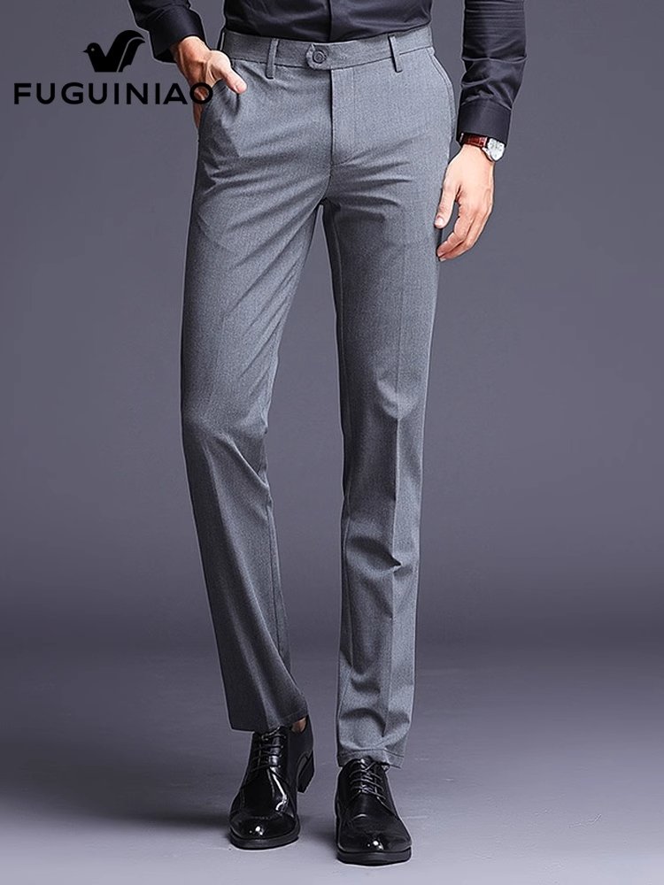 富贵鸟高级感西装裤