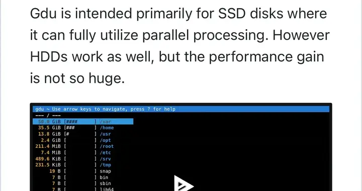 go打造的高性能磁盘分析神器