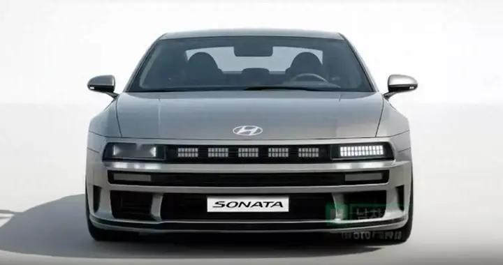 新一代现代索纳塔渲染曝光，造型升级动力多样，能否逆转销量尴尬