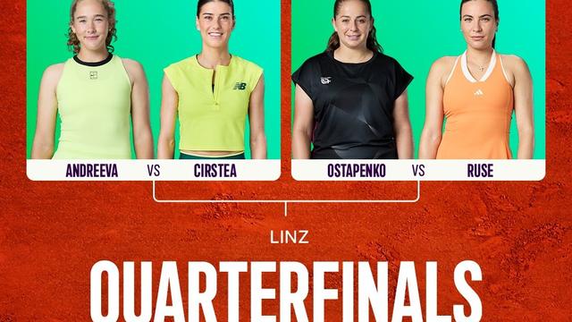 苏林网球：WTA500林茨八强战 19