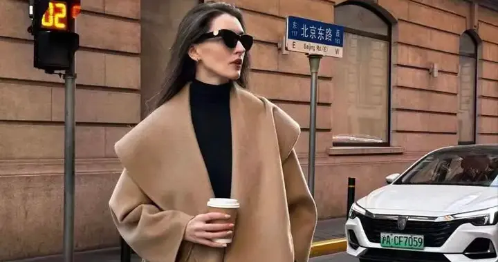 今年冬天“大衣+阔腿裤”火了，这样穿高级又时髦，绝美！