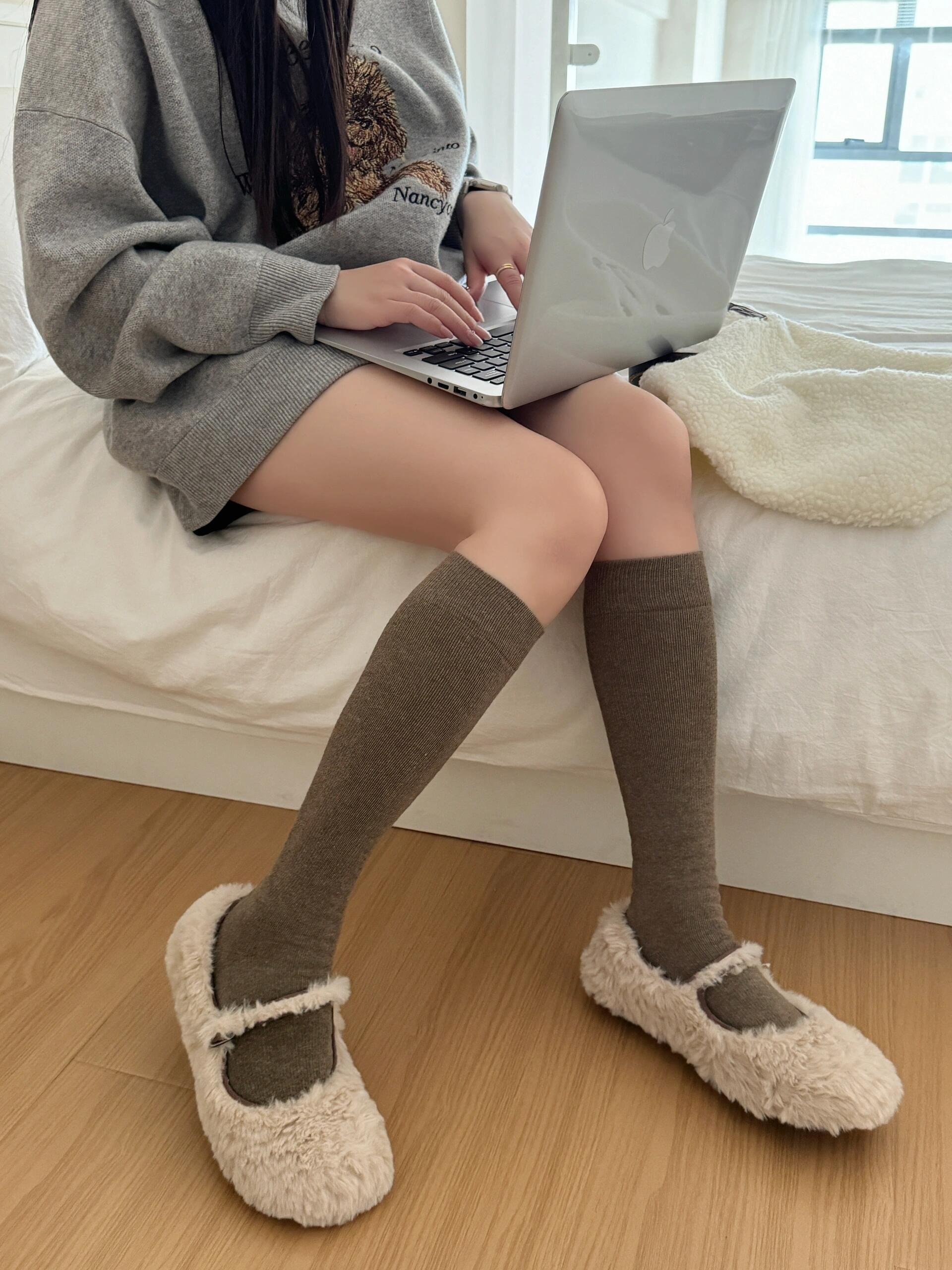 加厚毛圈小腿袜！！绝了