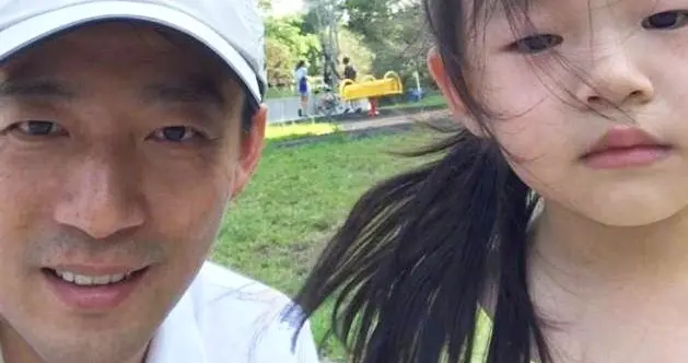 中秋怀柔偶遇小菲父女，小玥儿长高好多，黏爸爸的样子好暖心